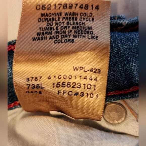 Levi's 550 Relaxed Boot Cut Size 6 Short - Picture 6 of 9